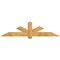 Ekena Millwork Kennewick Rough Sawn Timber Gable Bracket, Western Red Cedar, 84"W x 21"H x 4"D x 6"F, 6/12 Pitch GBW084X21X0406KEN00RWR - alternate 1